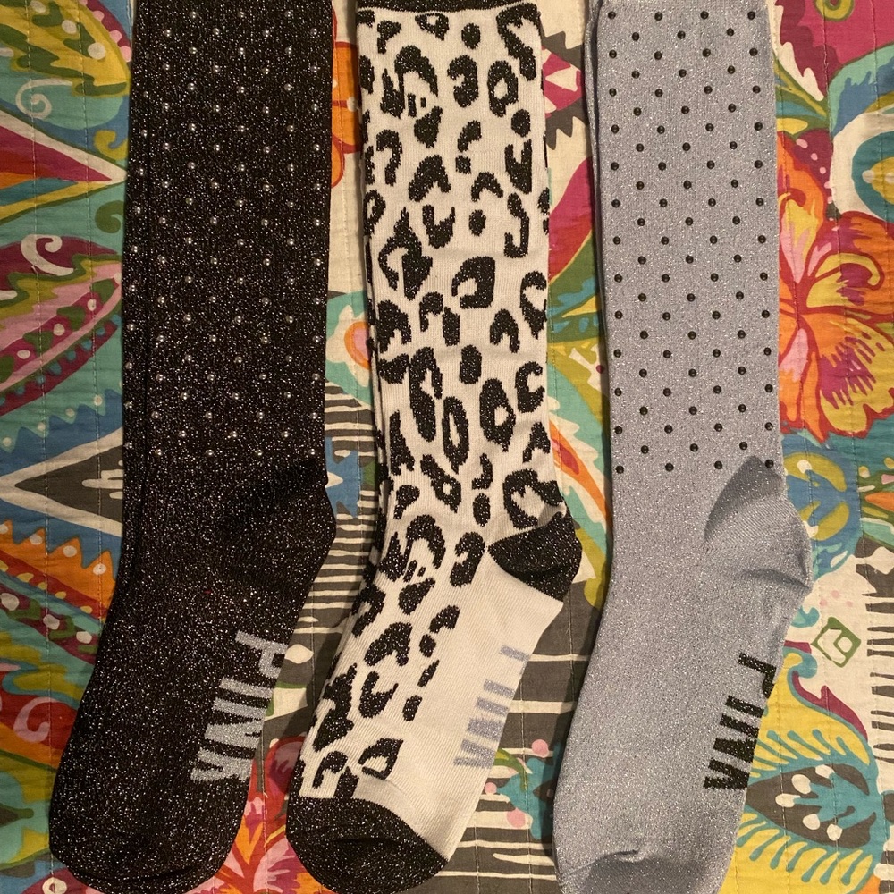 Brand New Pink long socks. Never worn